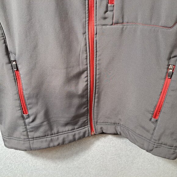 Colosseum Vest Arkansas Razorback Men L Full Zip Front SEC Hogs NCAA Athlete - Picture 9 of 16